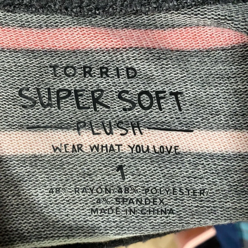 Torrid Super Soft Plush Wear What You Love‎ Sweater Top Size 1